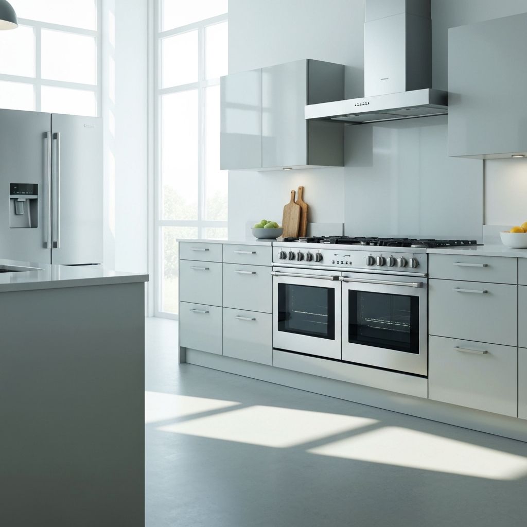 Modern kitchen with appliances