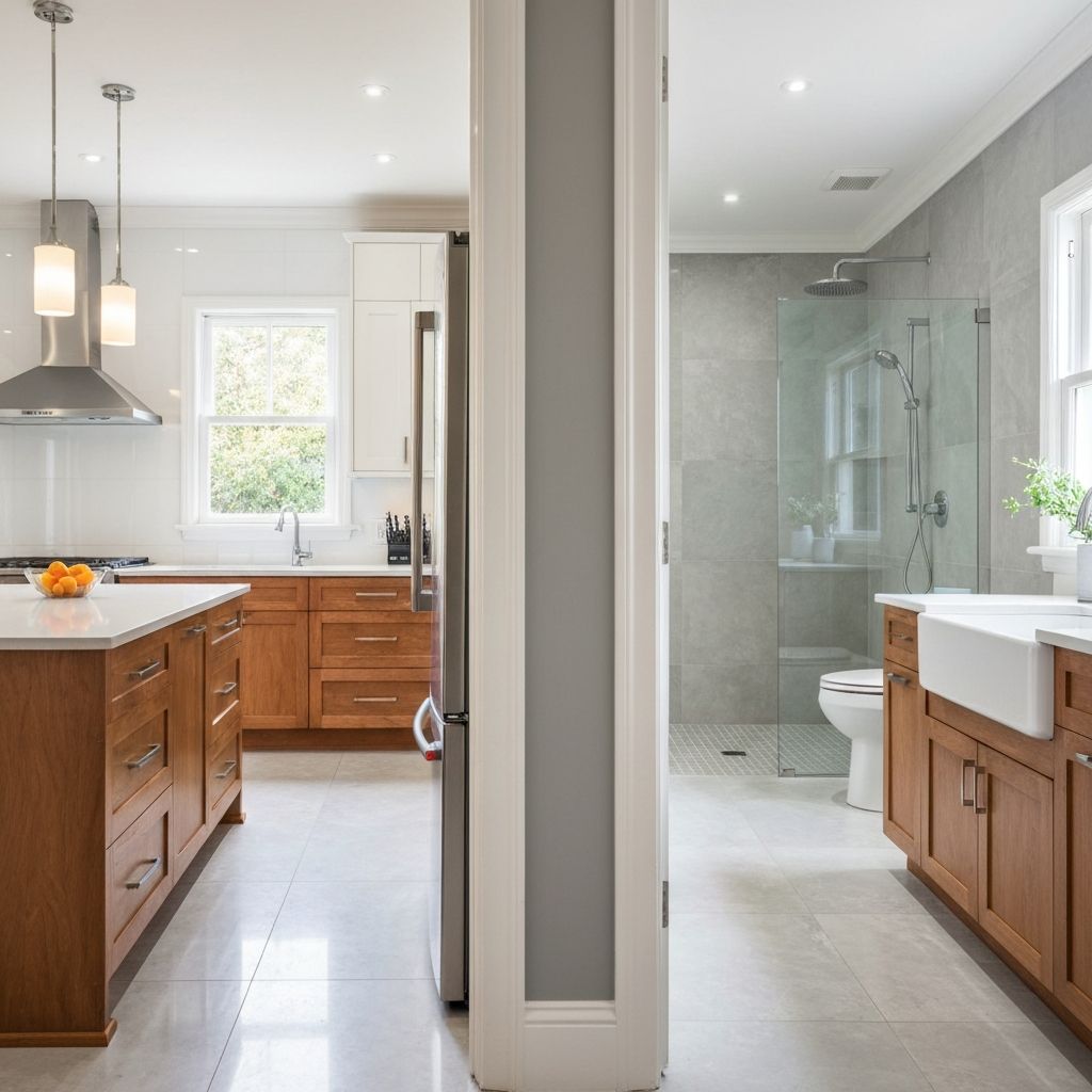 Kitchen and bathroom renovation